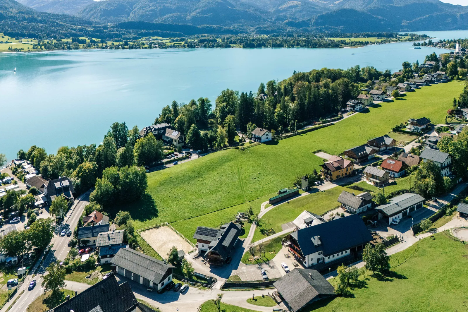Luftaufnahme Wolfgangsee