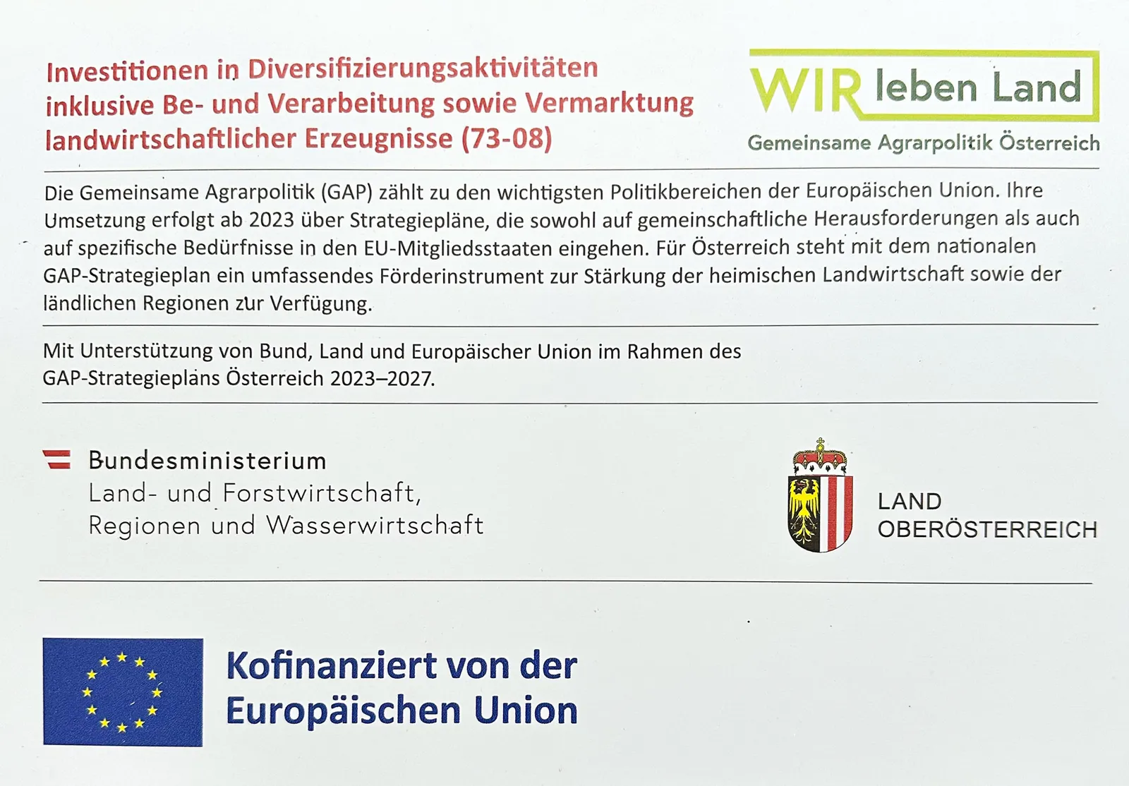 Wir leben Land